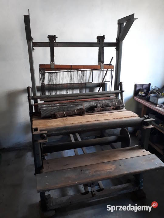 Warsztat tkacki krosno metalowy Rękodzieło Zamość