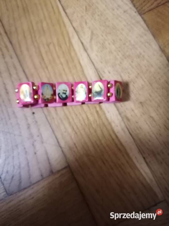 Bransoletka ze religijnymi postaciami Zegarki i Biżuteria