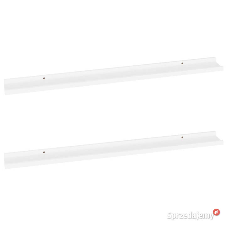 Półki ścienne 2 białe 100x9x3 WM326658 Warszawa