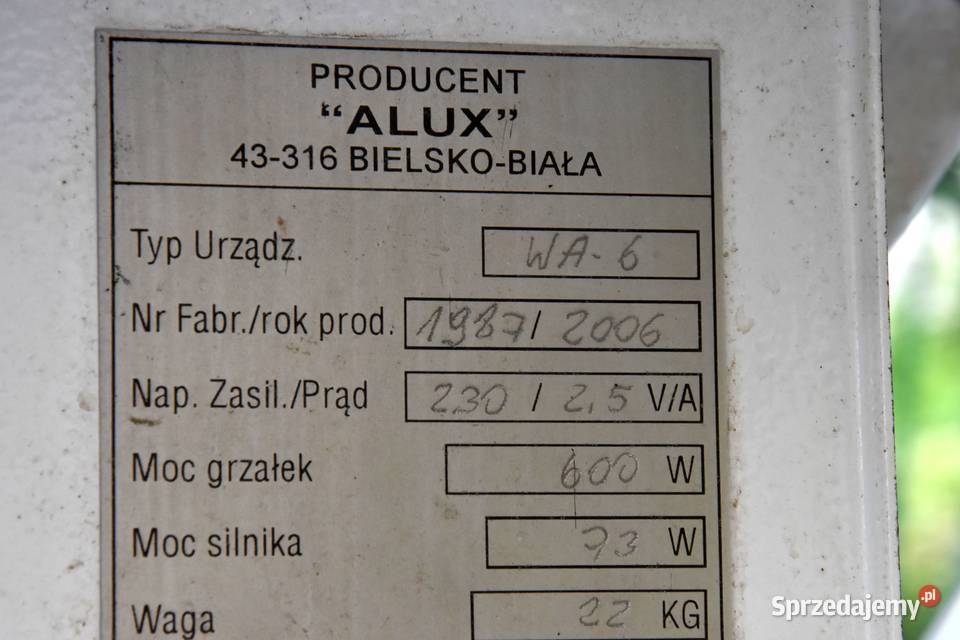 Stół do prasowania WA6 z wytwornicą pary Wolica