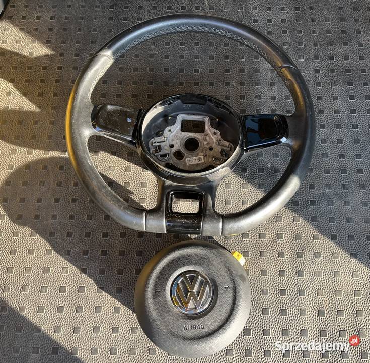 Skórzana kierownica z poduszką Volkswagen UP łódzkie Poddębice