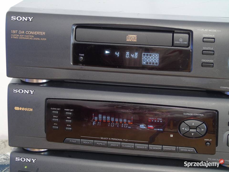 Wzmacniacz korektor graficzny tuner RDS i CD Jasło