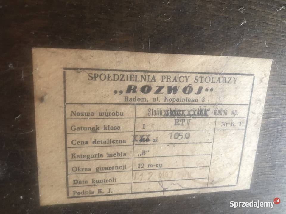 Stara szafka PRL 80cm Pozostałe Ciepielów