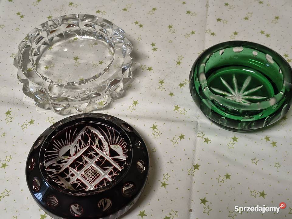 Kryształowe popielniczki Rosenthal Chorzew sprzedam