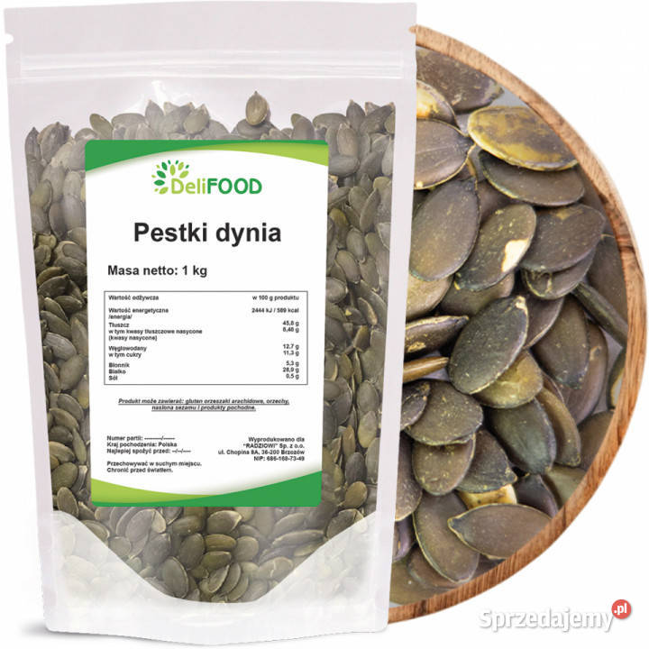 Pestki dyni łuskane 1 Brzozów sprzedam