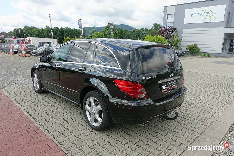 MERCEDES R320CDI 224 4X4 SKÓRA CZYSTY ZADBANY autoalarm Buczkowice