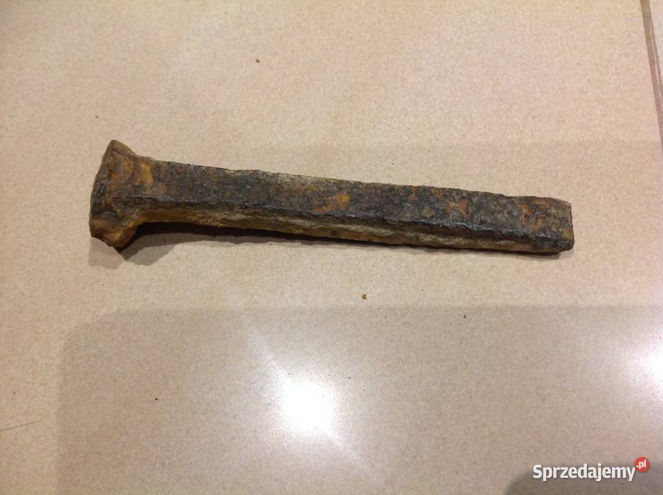 Duży Gwóźdź Kuty Zabytkowy Stary