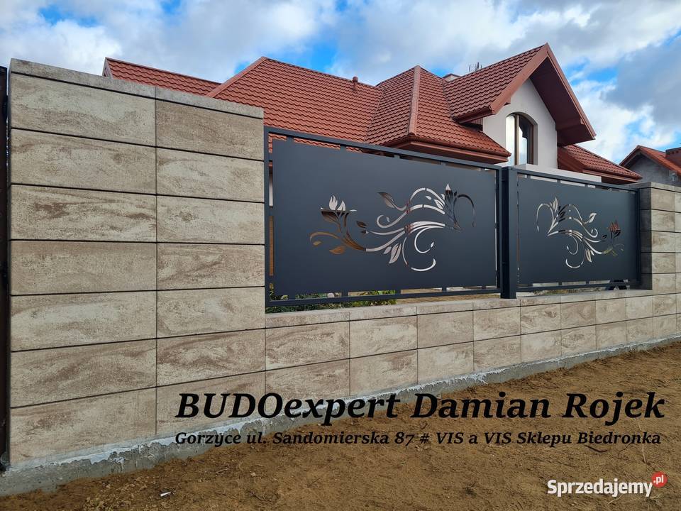 Nowoczesny bloczek na ogrodzenie Styrobud Fini Stalowa Wola sprzedam