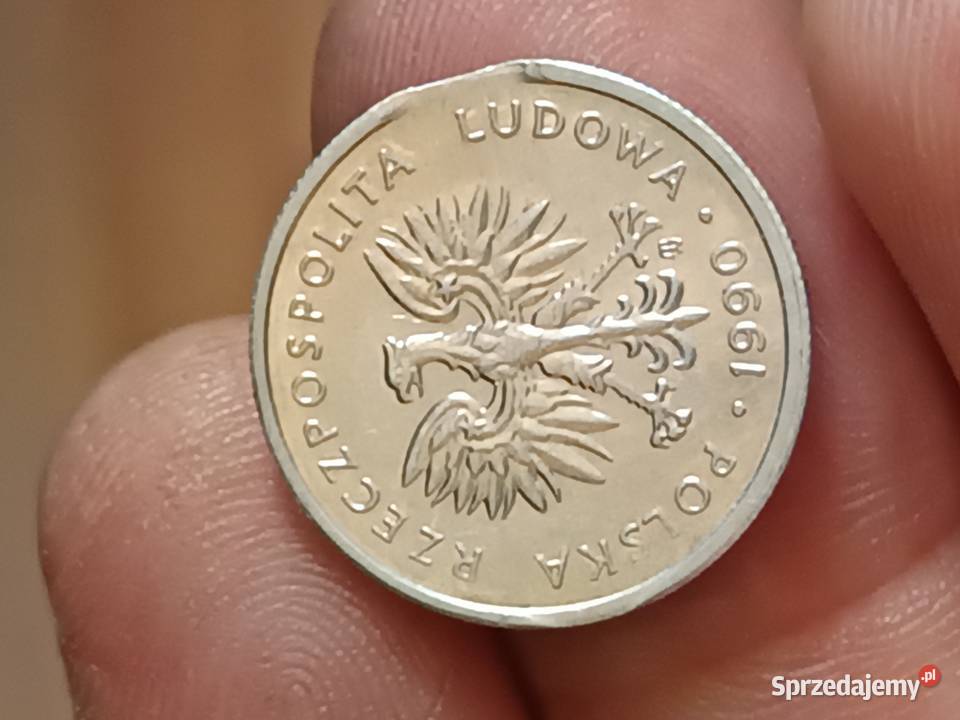 Sprzedam monete 2 zloe 1990 odkroj blachy Chełm