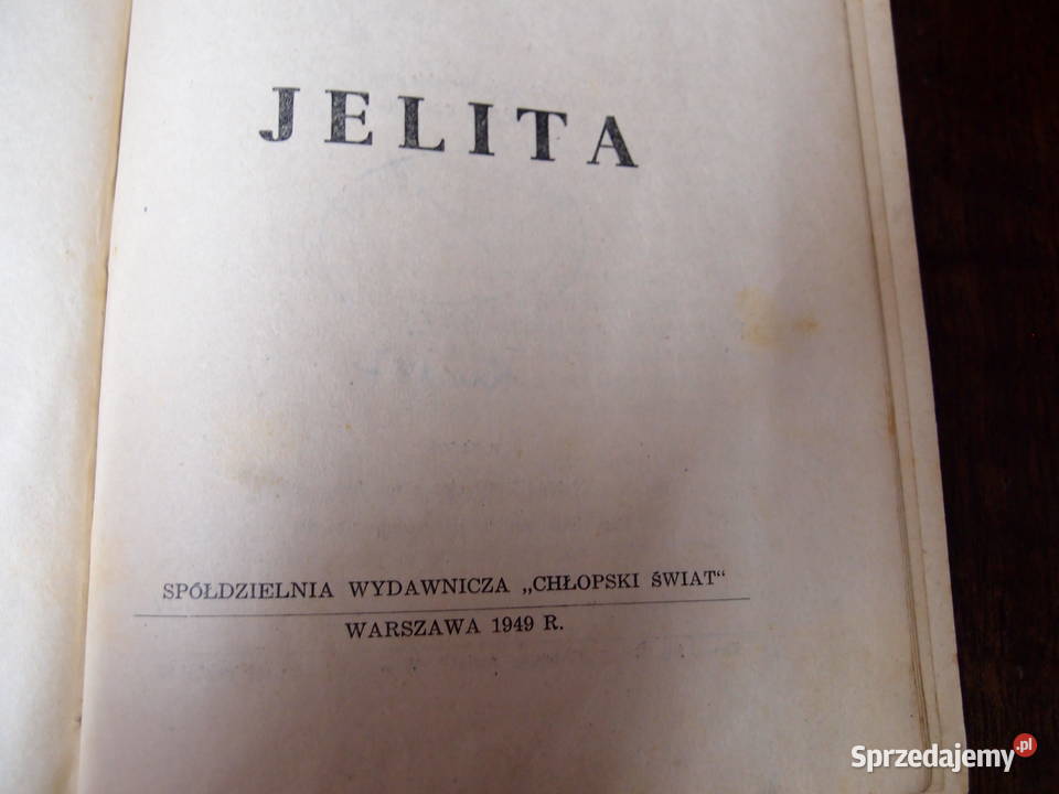 Jelita Ignacy Kraszewski wydanie z 1949r Kultura i Rozrywka łódzkie Łódź