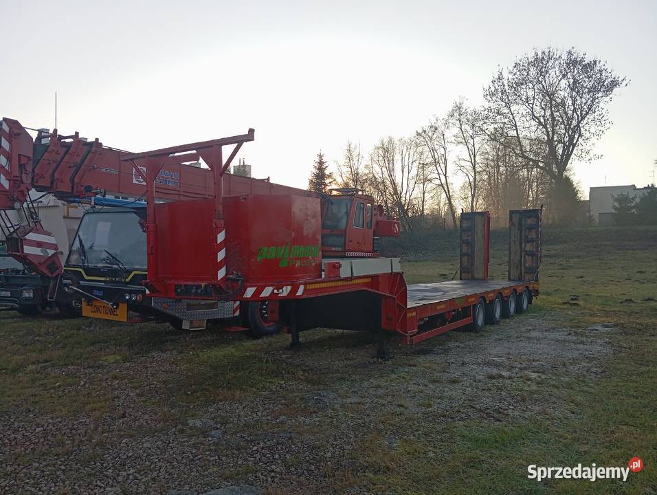 Niskopodwozie Nooteboom De Angelis 4 osiowa Racławice