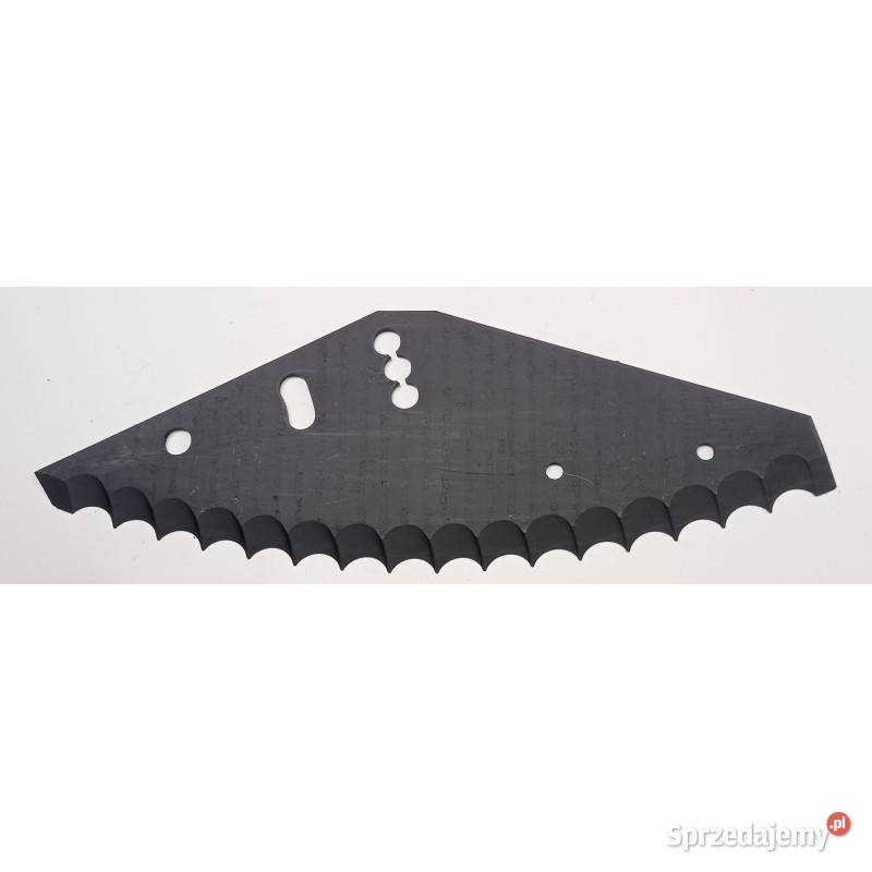 Nóż do paszowozu 535x215x5 średnica otworu 20mm Kamionna
