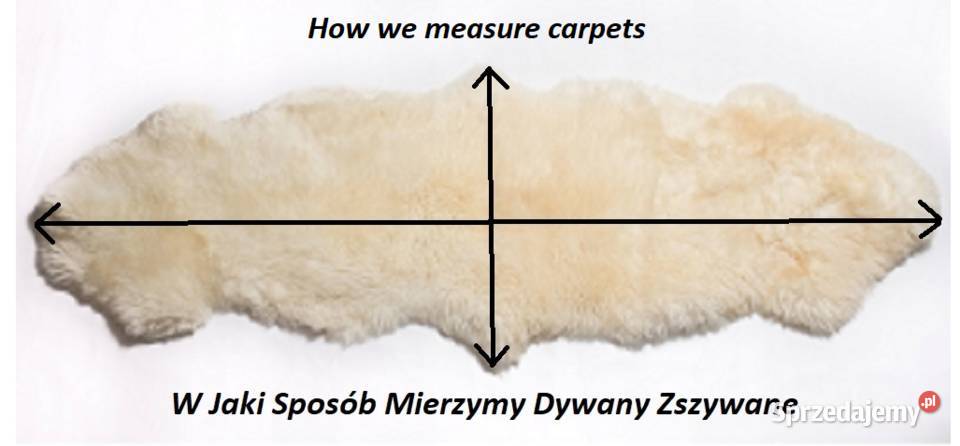 Dywan ze Skóry Naturalnej Krótka Wełna 3 Kolory Szaflary