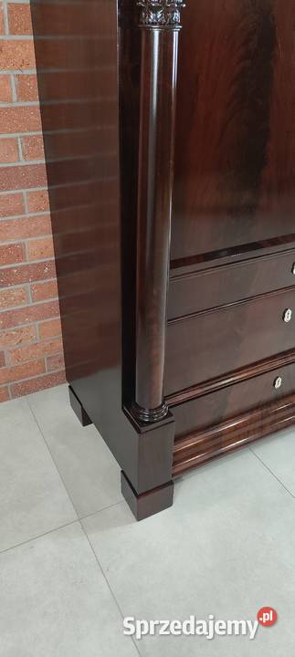 Ekskluzywna sekretera biedermeier antyk lubuskie Łagów