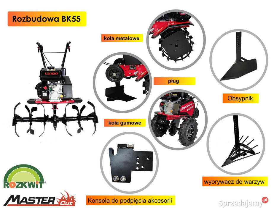 MASTERCUT POWERCUT BK55 2L GLEBOGRYZARKA Opalenica