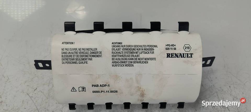 PODUSZKA AIRBAG RENAULT CLIO IV 620161600F osobowe Lipno