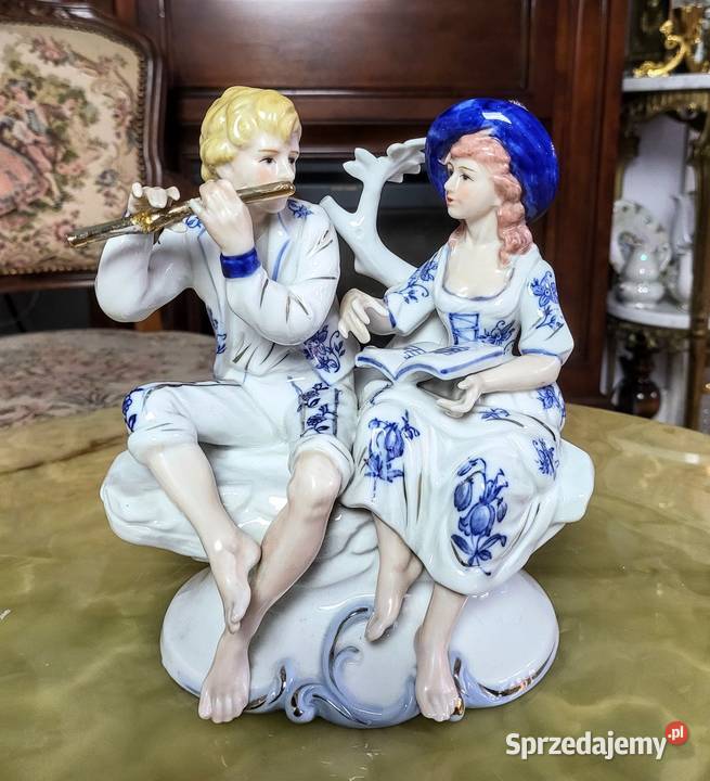 Porcelanowa Duża Figurka wielkopolskie Kalisz