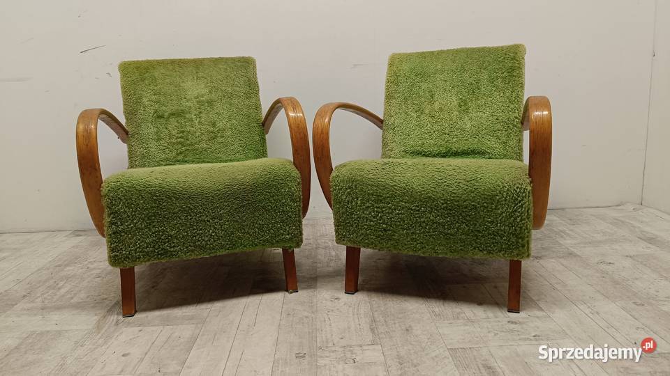 fotele Halabala lata 50te do salonu art deco Radomsko
