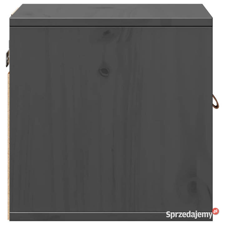 Szafka ścienna szara 315x30x30 lite drewno mazowieckie Warszawa