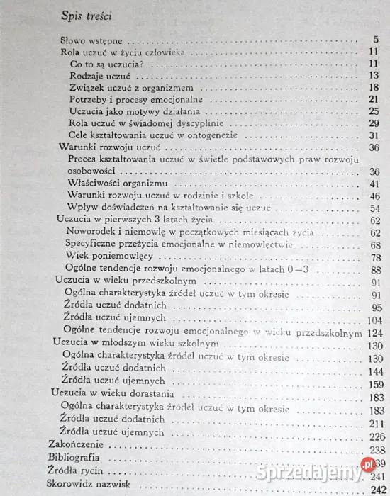 Rozwój uczuć Stanisław Gerstmann Chełm sprzedam