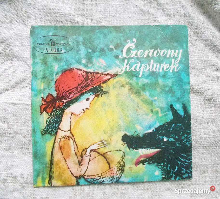 płyta winylowa czerwony kapturek bajka dzieci Szczecin