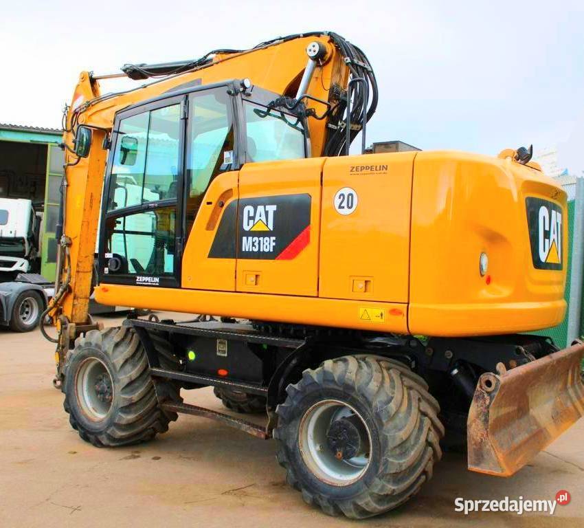 Koparka kolowa Caterpillar M 318 F tez Leasing Warszawa sprzedam
