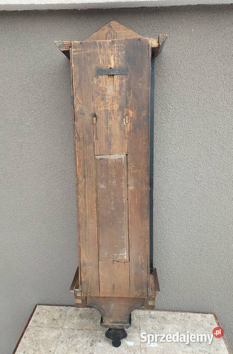 708 Skrzynia obudowa zegara żyłkowego linkowego Antyki pomorskie Tczew