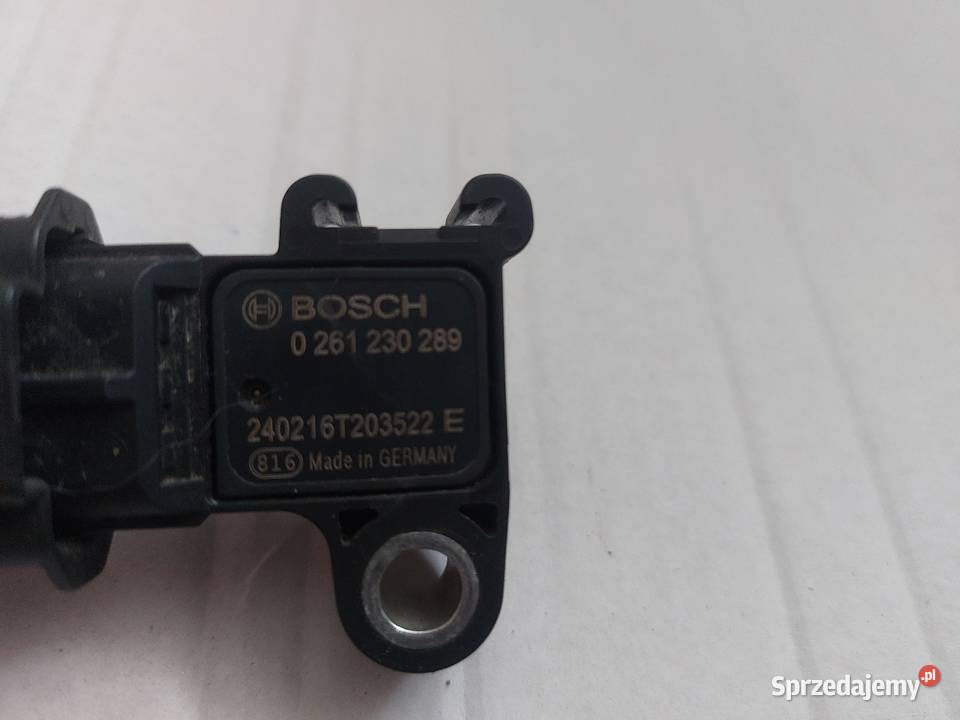 CZUJNIK CIŚNIENIA DOŁADOWANIA 0261230289 BOSCH osobowe Lublin