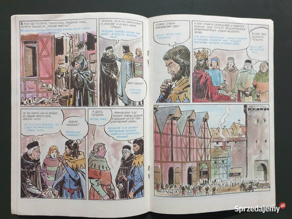 Kazimierz Wielki komiks dwujęzyczny język Gdynia