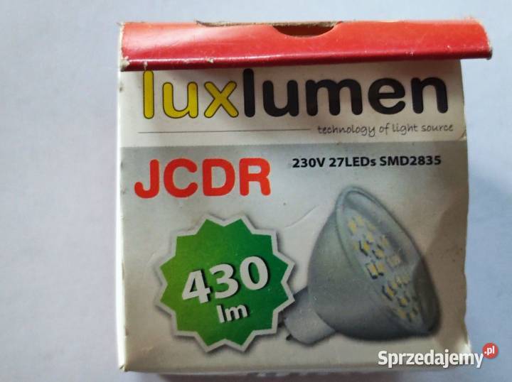żarówka świetlówka led lux lumen luxlumen JCDR Kielce
