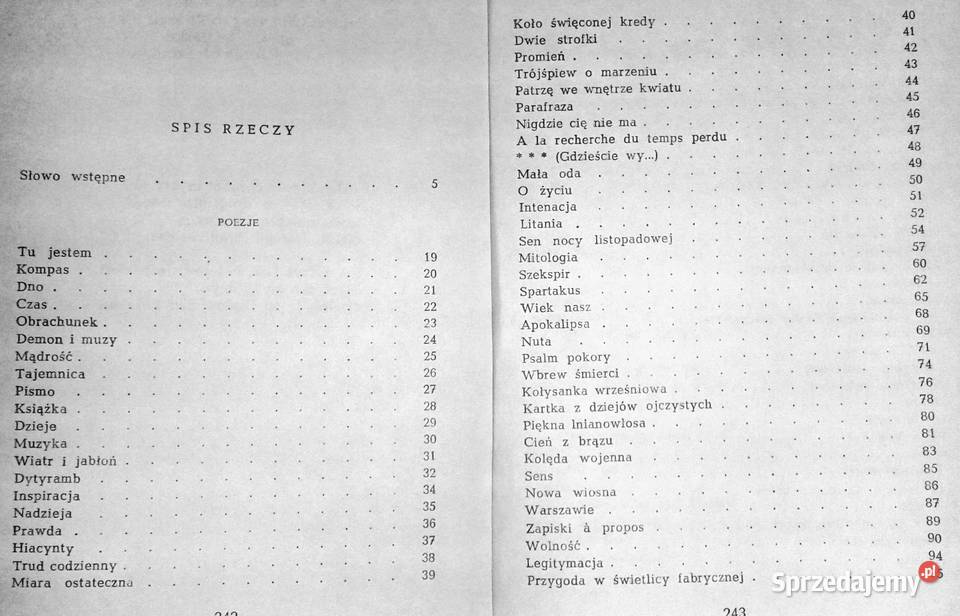 Poezje Marian Piechal Rok wydania 1981