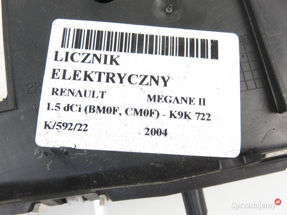 LICZNIK RENAULT MEGANE II 15 dCi 8200364007