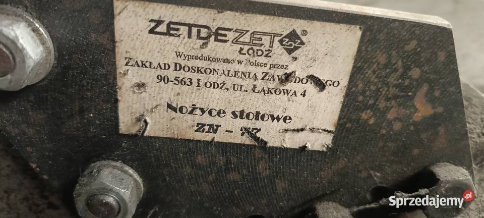 GILOTYNA NÓŻ DO CIĘCIA DRUTU DLACHY Z MASZYNA DO Przysieka