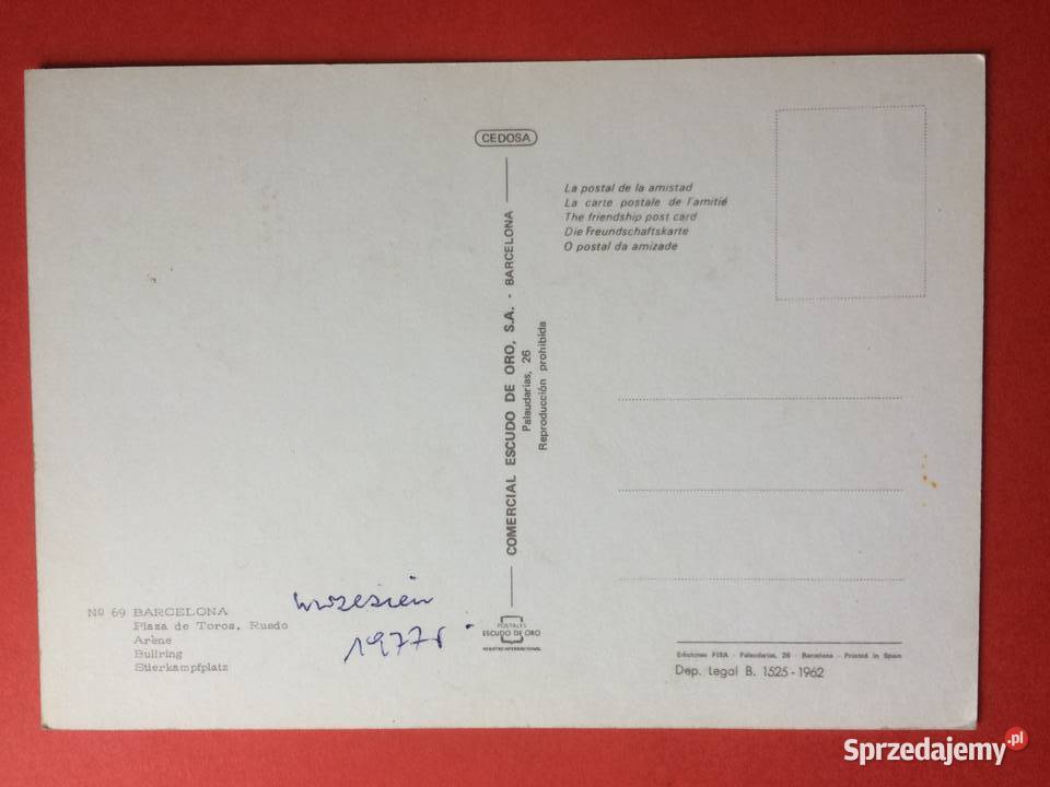 513 Widokówka Barcelona Szczecin