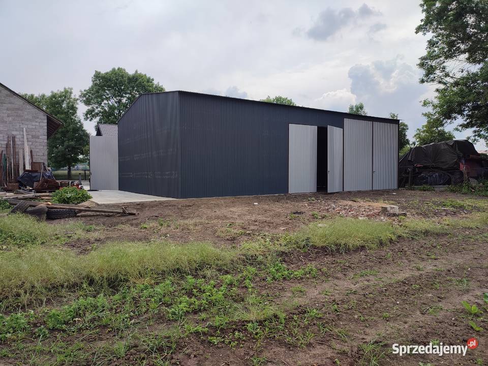 Duży Garaż Blaszany Wiata Magazyn Hala BLASZAK 150m2