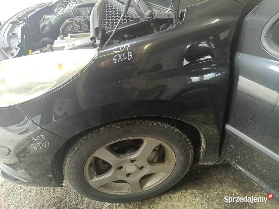 błotnik błotniki prawy lewy Peugeot 207 osobowe świętokrzyskie Bodzentyn
