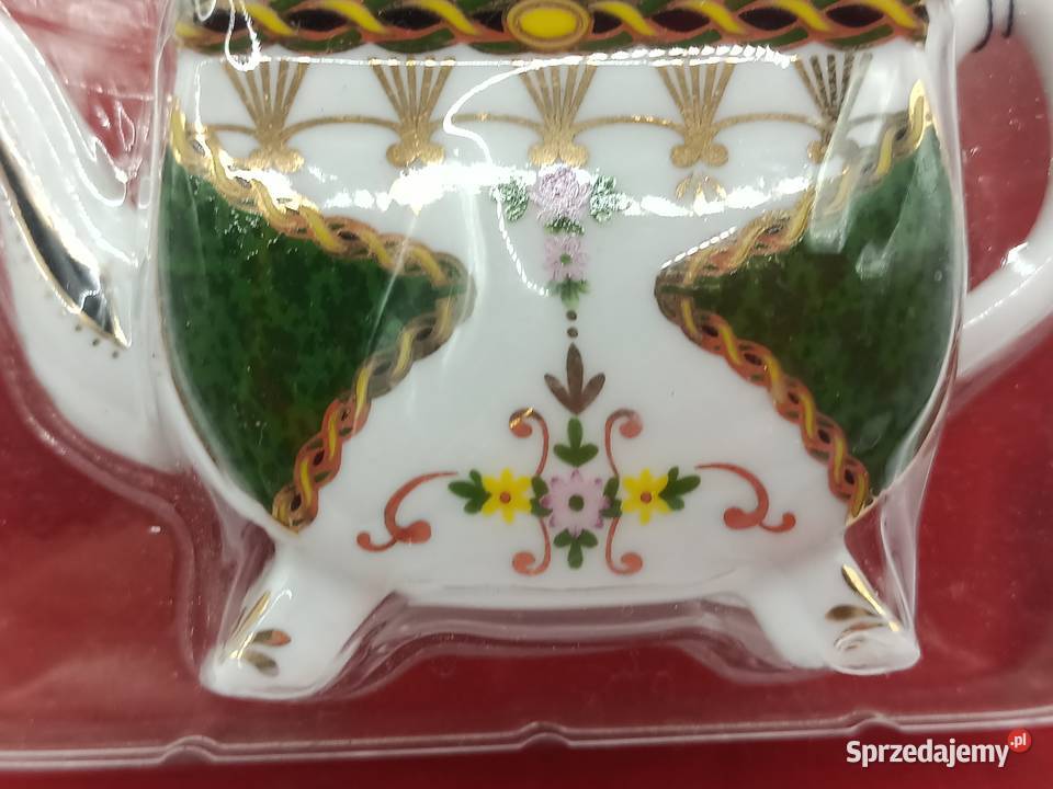 Imbryk kolekcja miniaturka Porcelana Art wzór z Zamość