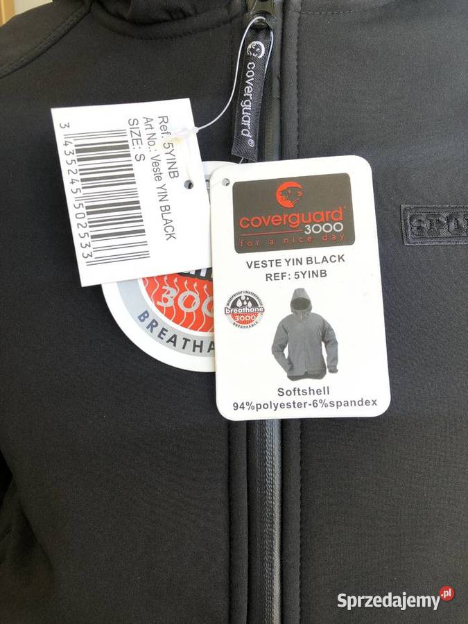 NOWE kurtki coverguard softshell YIN Tychy