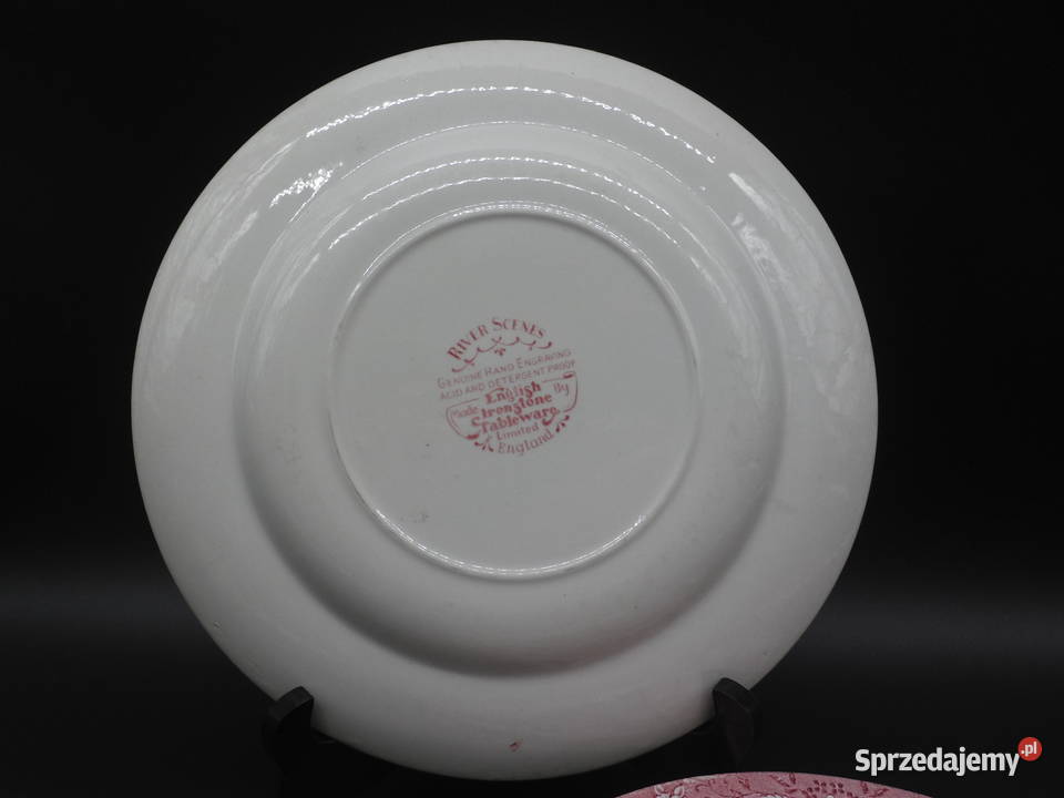 Talerze płytkie obiadowe River Scenes English Raszków