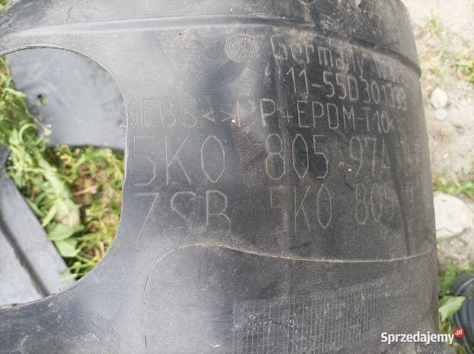 VW Golf VI nadkola komplet LP nadkola Łódź