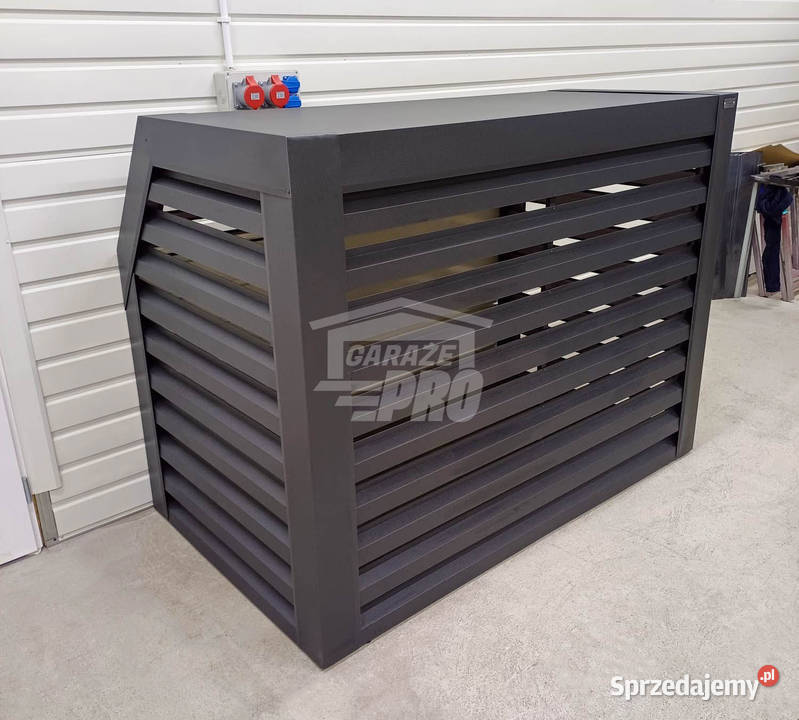 Osłona Pompy Ciepła 120x70x140 Antracyt Zabudowa małopolskie Niepołomice