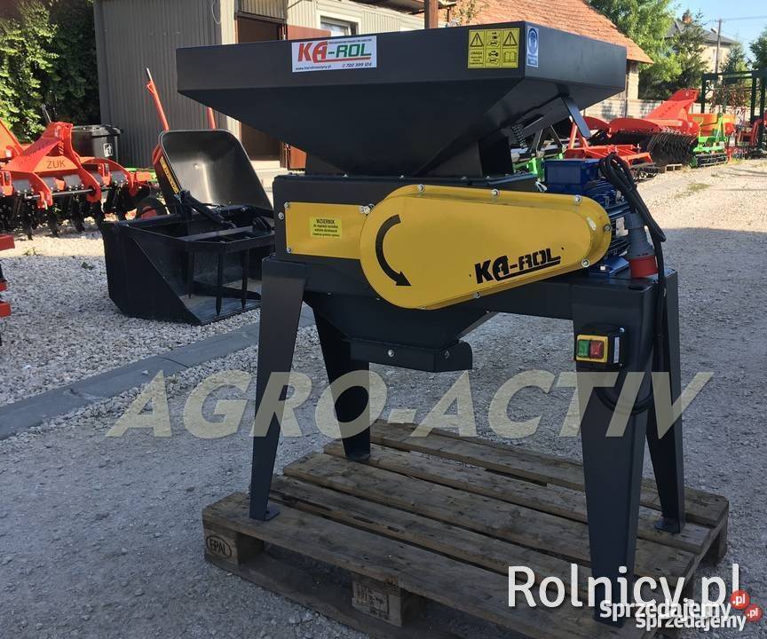 Zgniatacz Gniotownik Walcowy do Ziarna TRANSPORT