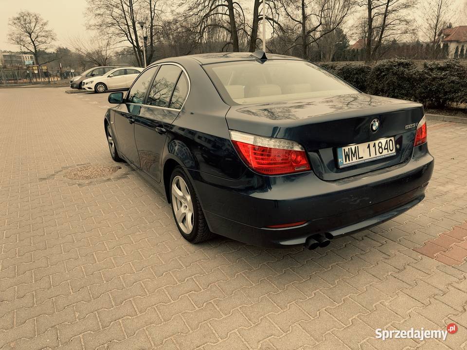 BMW E60 2008 523i 190 Anglik Warszawa