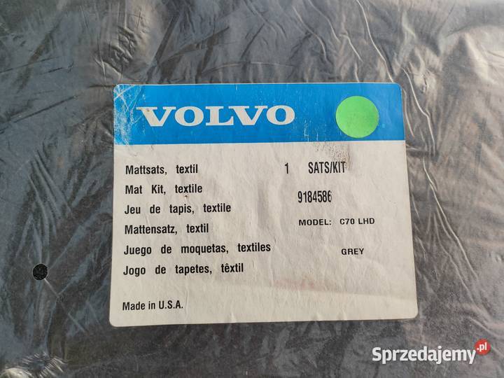 Dywaniki OE welurowe VOLVO C70 Coupe Bolewice