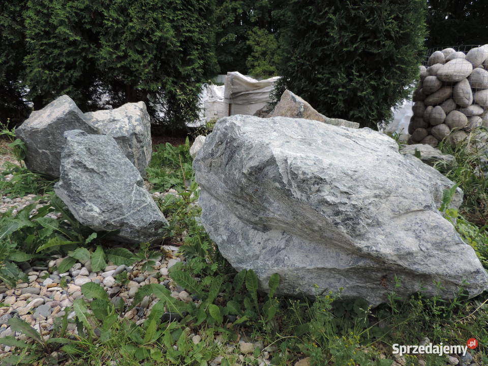 Głaz Zielony serpentynit Duże głazy Kamień małopolskie Oświęcim sprzedam