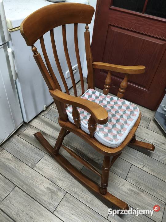 Fotel bujany drewniany sprzedam