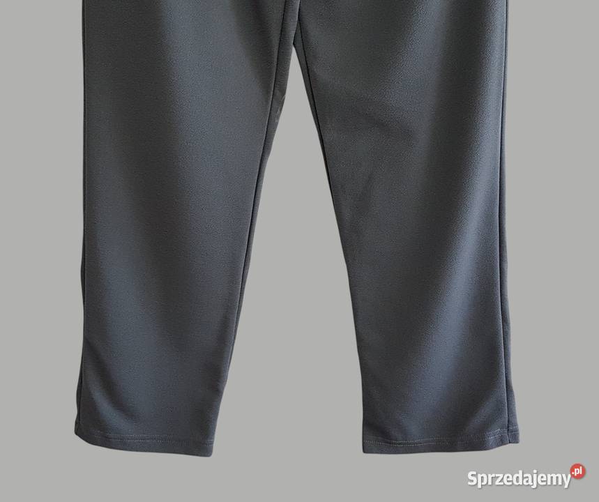 Damskie proste dresowe spodnie z wysokim stanem Spodnie małopolskie Chrzanów