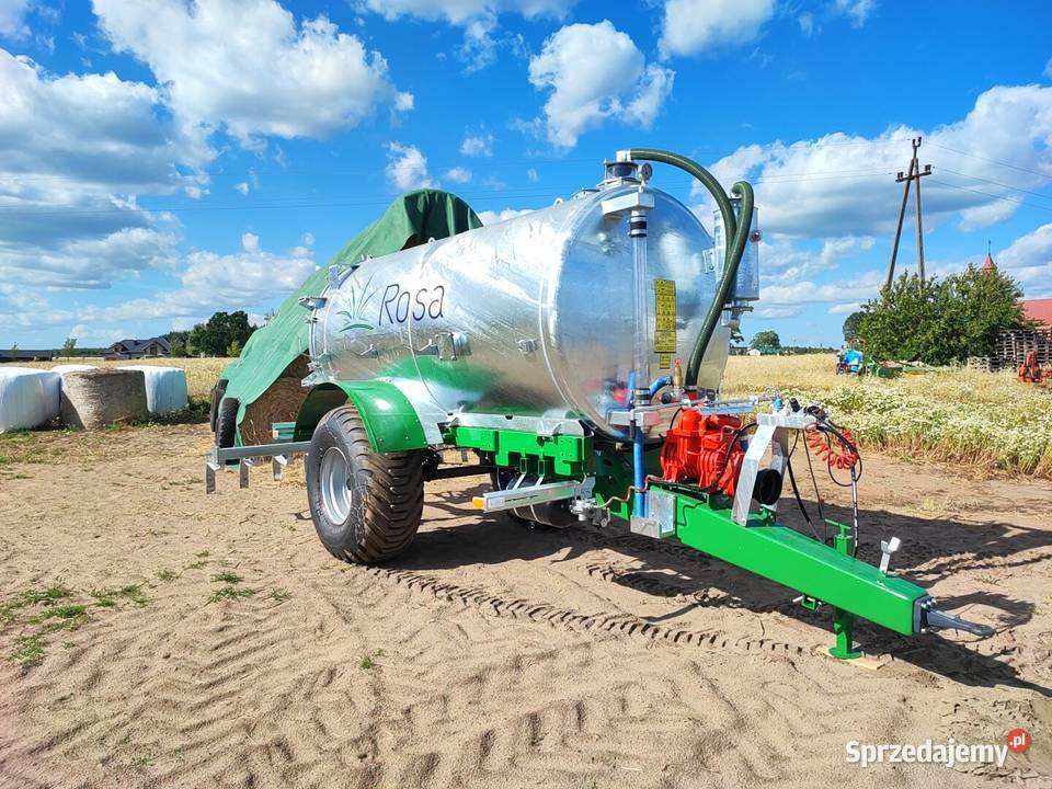 Wóz asenizacyjny ROSA 7R1 7000 litrów beczkowóz Goliaty