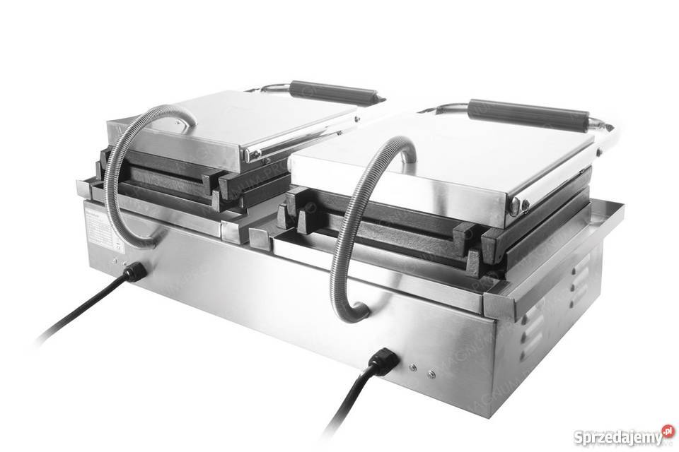 PODWÓJNA GOFROWNICA KLASYCZNE GOFRY KRATKA 10x17