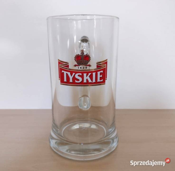 Tyskie Warka kufel kufle pokal do piwa 1 l nowe Warszawa